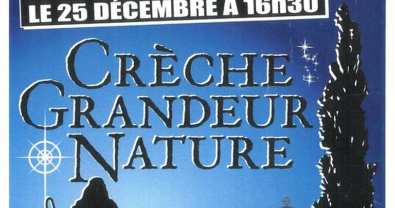 Crèche grandeur nature à Marignane : une tradition de Noël à découvrir en famille