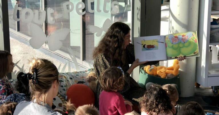 Lecture pour les p’tites oreilles à la médiathèque de l’Étincelle, Venelles