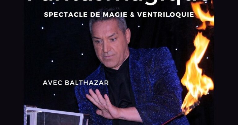 Fantasmagique : Balthazar le magicien et le singe Atchoum en scène