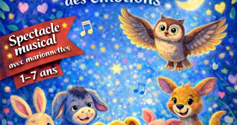 Winnie l&rsquo;ourson et la forêt bleue des émotions : un spectacle musical de marionnettes tendre et coloré