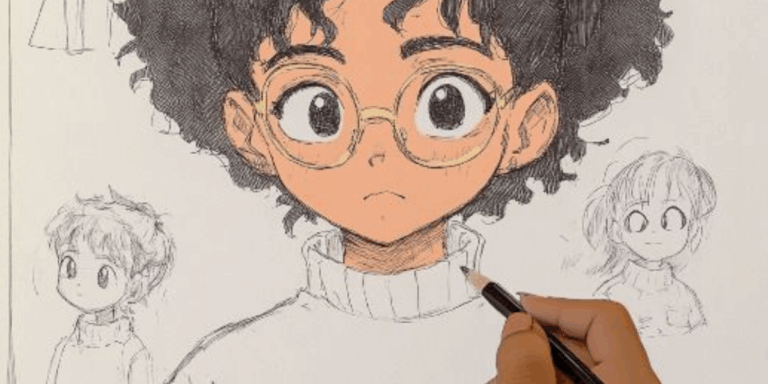 Atelier dessin manga à la médiathèque Salim-Hatubou