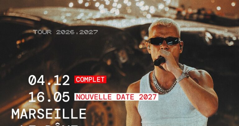 PLK en concert au Dôme de Marseille : une deuxième date le 16 mai 2027