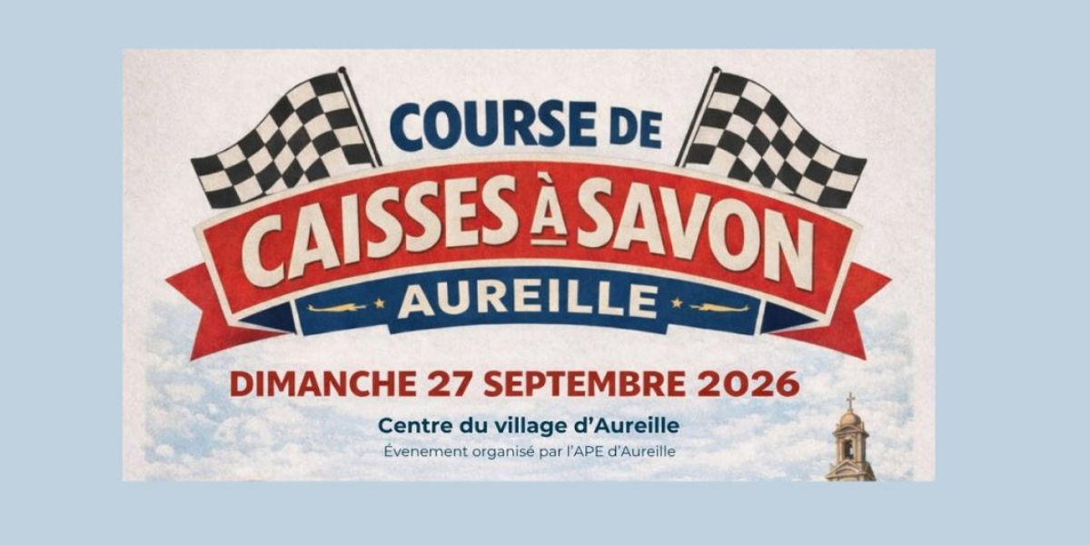 Course de caisses à savon à Aureille