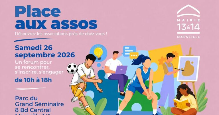Place aux associations dans les 13e et 14e arrondissements de Marseille