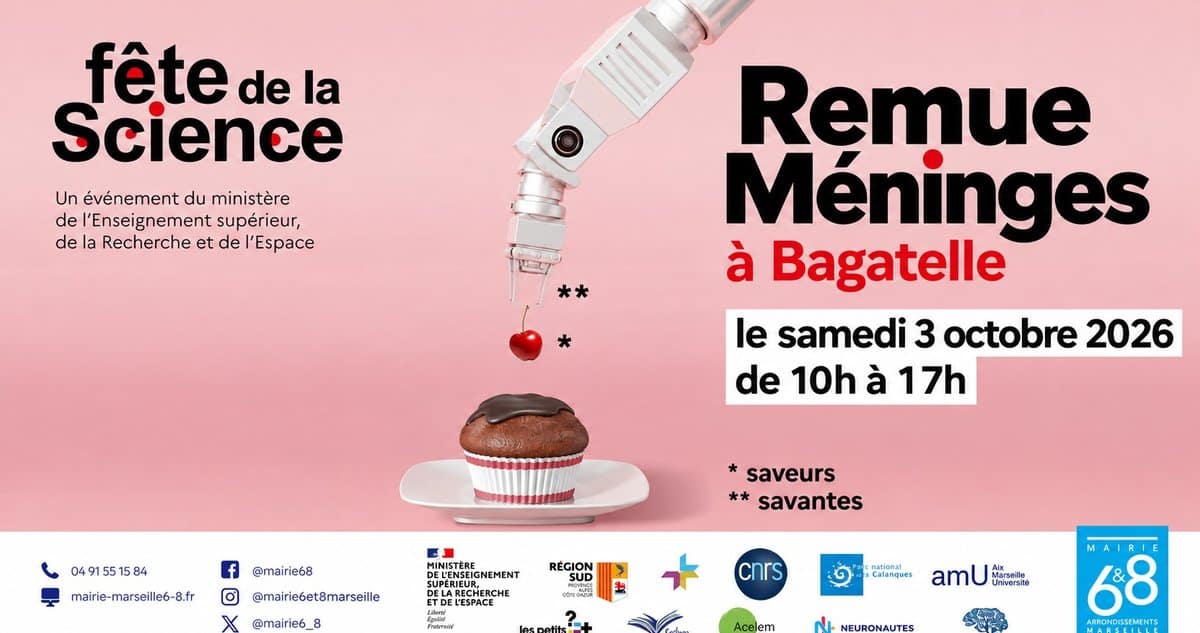 Fête de la science à Bagatelle : une journée d&rsquo;ateliers pour petits curieux à Marseille