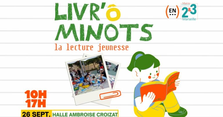 Livr’Ô Minots : la fête de la lecture jeunesse à la Halle Croizat