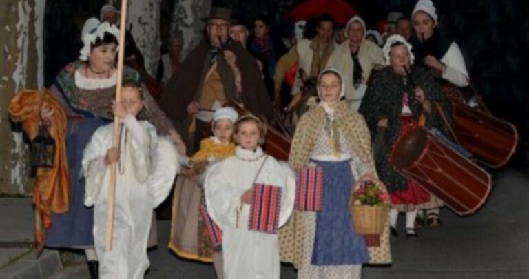 Noël à la Chapelle aux Milles : une crèche vivante en cortège, avec lanternes et animaux