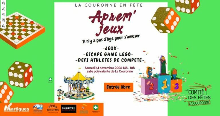 Aprem jeux à La Couronne (Martigues) : escape game LEGO et jeux de société gratuits