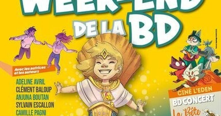 Week-end de la BD à Noves : planche géante, dédicaces et concert dessiné du Marsupilami