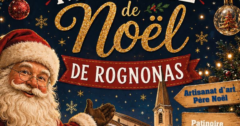 Marché de Noël de Rognonas : chalets, patinoire et petit train pour lancer les fêtes