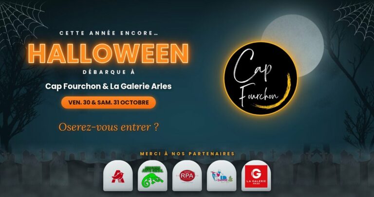 Halloween à Cap Fourchon : maison hantée, chasse aux bonbons et ateliers à Arles