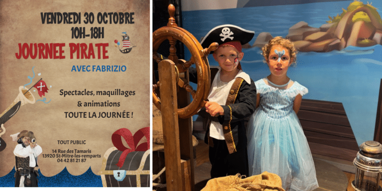 Journée pirate avec Fabrizio chez Hissého à Saint-Mitre-les-Remparts
