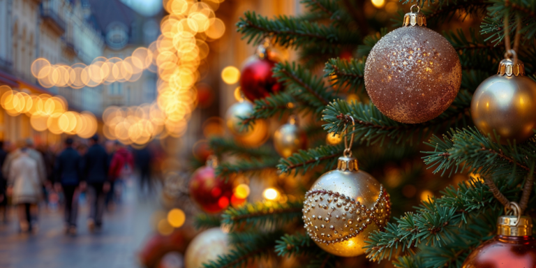Sapin géant et boîte aux lettres du Père Noël à Aix-en-Provence : les enfants écrivent au Père Noël