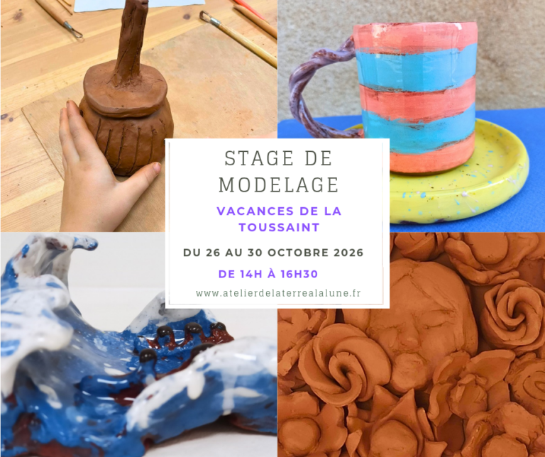Stage de poterie des vacances de la toussaint