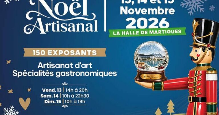 Noël Artisanal à la Halle de Martigues : 150 exposants et des tables du terroir, gratuit pour les moins de 13 ans