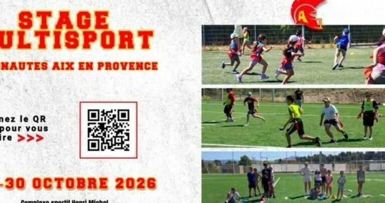 Stage multisport des Argonautes pendant les vacances de la Toussaint à Aix (6-13 ans)