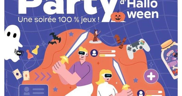 Gaming Party d&rsquo;Halloween : une soirée jeux vidéo gratuite en famille à la médiathèque Louis Aragon de Martigues