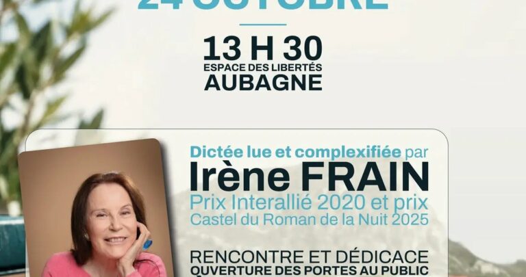 La Grande Dictée d&rsquo;Aubagne avec Irène Frain : un défi d&rsquo;orthographe en famille