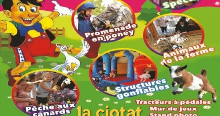 La Ferme de Pinocchio à La Ciotat : animaux, jeux et spectacles sur l&rsquo;esplanade Langlois