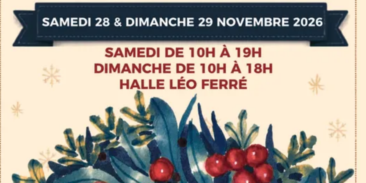 Marché de Noël de Gardanne : 140 exposants et le Père Noël à la Halle Léo Ferré